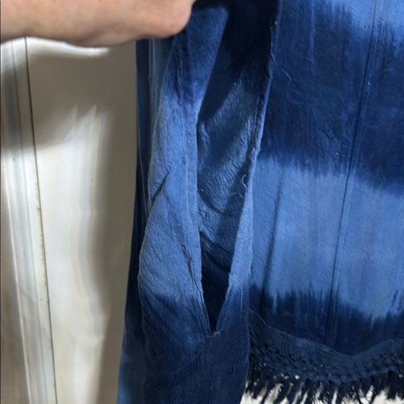 Maurices Blue Boho Poncho - Picture 3 of 6